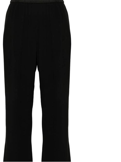 Black crepe texture pants Forte forte | 12870NERO